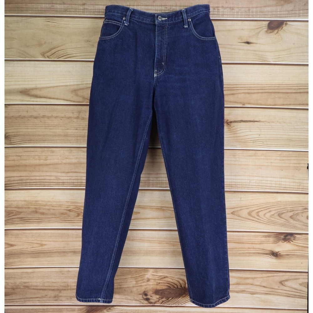 Canyon River Blues Straight Jeans Juniors Size 13 Blue Dark Wash Denim High Rise